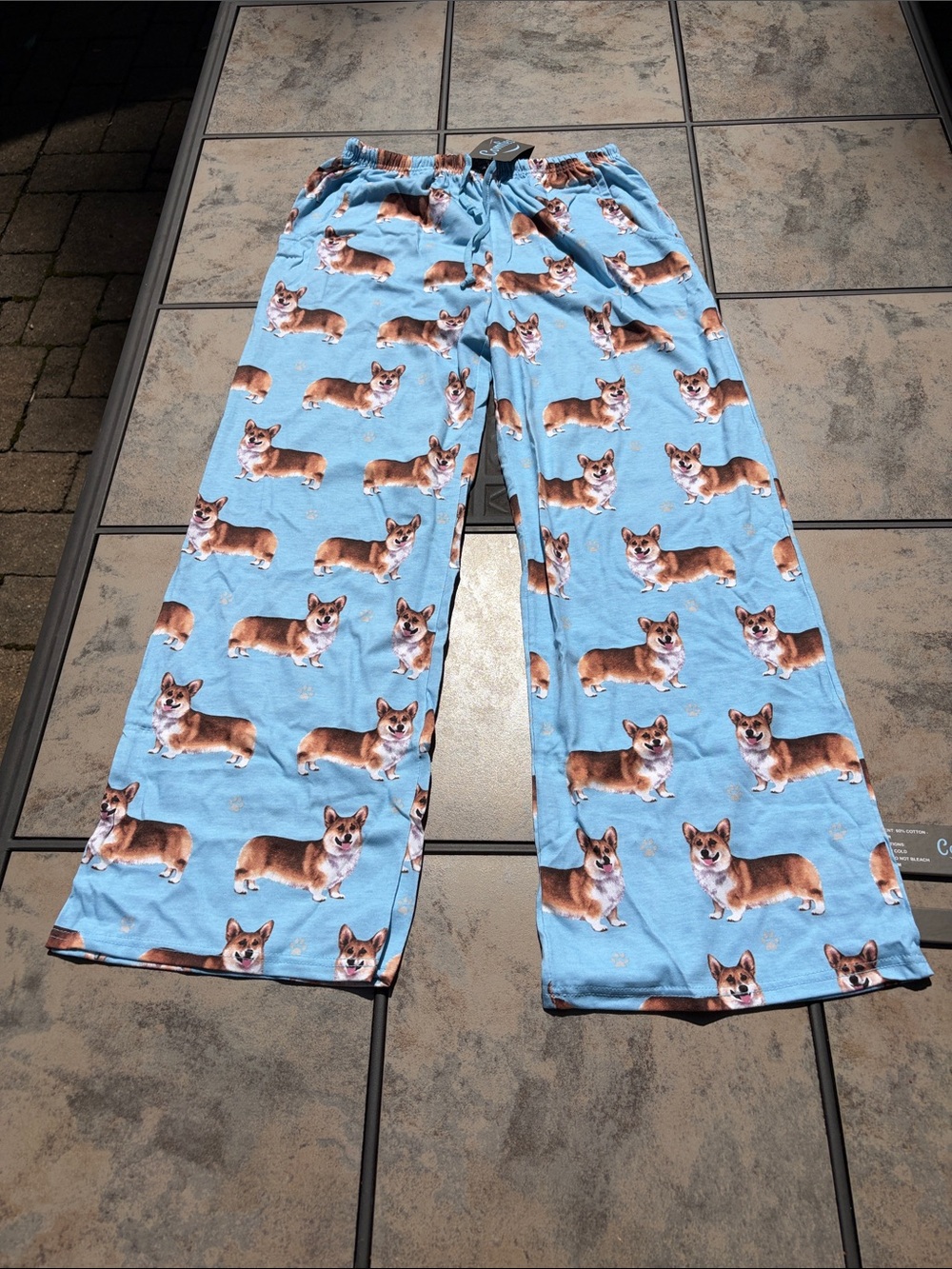 Corgi Pajama Bottoms. Medium NWT